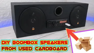 оратор коробка из картон бывший  оратор магнитола Bluetooth