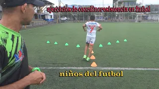 ejercicios de coordinoresistencia 2 parte en futbol