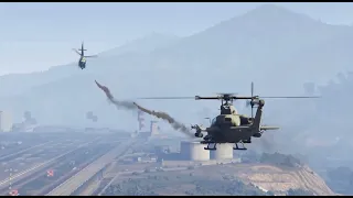 Russian Helicopters Attack on Ukraine Military Convoy | Russia vs Ukraine War - GTA 5