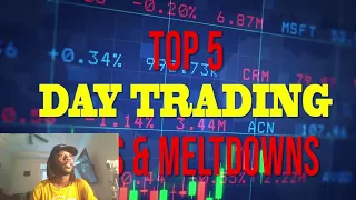 Top 5 Stock Market Day Trading Fails and Meltdowns Reaction Vid!