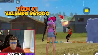 TWO 9 DESAFIA HACKER NO X1 VALENDO  R$1000 FREE FIRE