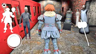 Play As Pennywise Clown in Granny 3 ft.Oggy & Jack