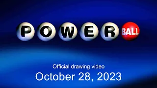 Powerball drawing for October 28, 2023