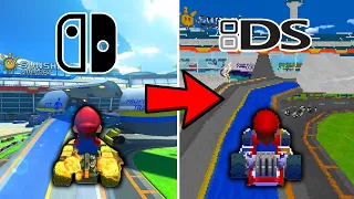 Mario Kart 8 Deluxe Tracks Recreated in Different Mario Kart Games!