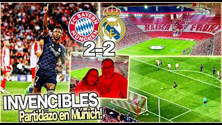 BAYERN MUNICH 2-2 REAL MADRID | Así se vivió el Clásico de Europa🔥 REACCIÓN en el Allianz Arena VLOG