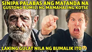 SINIPA ANG MATANDANG LALAKE NA BIBILI NG MAMAHALING KOTSE PARA SA ASAWA NAGULAT SILA NG BUMALIK ITO