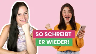 Er schreibt nicht Schreib ihm jetzt das! Wirkt sofort!