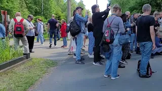 Могила Виктора Цоя. 21.06.2022 год.Санкт-Петербург. (60 лет, со дня рождения Виктора). част 2.