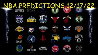 FREE NBA PICKS & PREDICTIONS 12/17/22