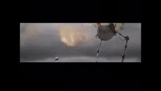 War of the worlds Jeff Wayne tripod crash