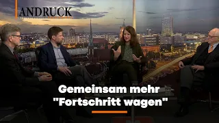 Andruck der Pressetalk - Gemeinsam mehr "Fortschritt wagen"