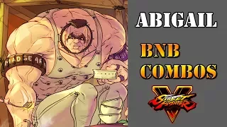 Street Fighter V - Abigail BnB Combo Guide