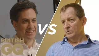 Alastair Campbell vs Ed Miliband on podcasts, Brexit and bacon sandwiches | British GQ