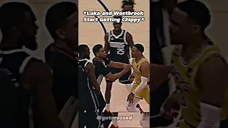 Russel Westbrook And Luka Share a Wholesome Moment😊 #shorts