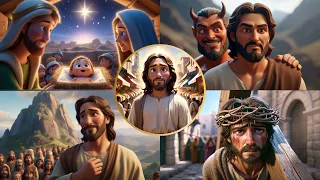 Histórias Bíblicas sobre Jesus: Do Nascimento à Crucificação
