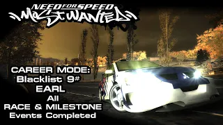 NFS: Most Wanted (2005) - Blacklist #9: Earl - Race & Milestone Events (PC)