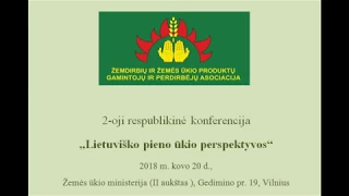 Arūnas Vizickas, Pricer.lt. Konferencija „Lietuviško pieno ūkio perspektyvos“ 2018-03-20