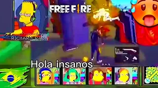 BART SIMPSON DEJANDO 7-0 A LOS BRASILEÑOS EN FREE FIRE 🥵🥵🇧🇷🇧🇷 #freefire