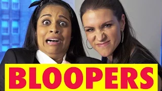BLOOPERS: I'm Going to Be a WWE Wrestler (ft. Stephanie McMahon)