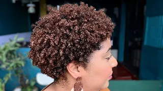 Wash and Go/Type 4 hair /Simple wash and go /TWA