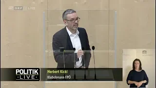 Herbert Kickl - Erklärungen zum COVID-19-Gesetz (Kurz, Kogler) - 3.4.2020