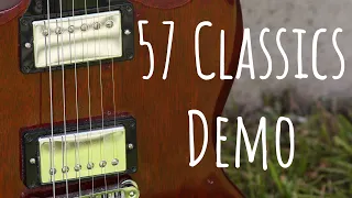 Gibson 57 Classic Pickups Demo (No Commentary)