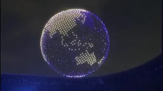 increíble presentación Juegos Olímpicos tokio 2020😍😍 #8 mil drones en acción 🔊🔊