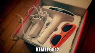 KEMEI 6812. Жіночий лазерний епілятор для тіла з aliexpress.