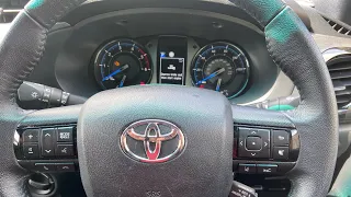 Toyota HILUX 2017 On Oil service reset