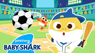 [⚾️NEW] Baby Shark, Swing Your Bat! | Types of Ball | Story for Kids | Baby Shark Official