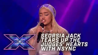 Seorsia Leagh Jack tears up the Judges' hearts with NSYNC! | X Factor: The Band | Arena Auditions