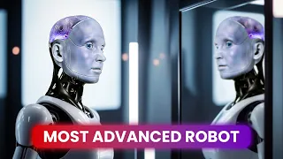 Ameca Robot Sees Self for FIRST Time! | Is it Self-Aware?