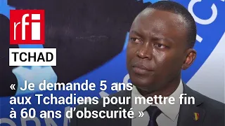 Tchad : « Je demande 5 ans aux Tchadiens pour mettre fin à 60 ans d’obscurité » (Succès Masra)