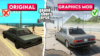 😍 GTA San Andreas High Graphics Mod For Low End PC | How To Remaster GTA San Andreas For Low End Pc