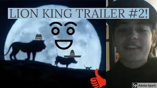 Lion King Trailer #2 Reaction!!!