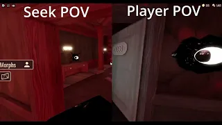 Player POV VS Seek POV {ROBLOX DOORS}