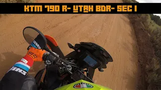 First KTM 790 ADV R on the UTAH BDR? Section 1