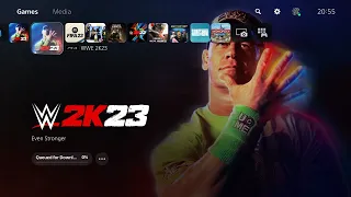 WWE 2K23 - Start UP Screen + FULL Menu Walkthrough - PS5