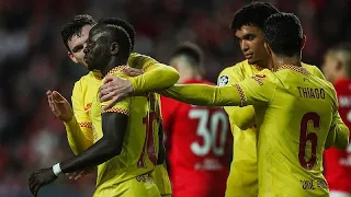 Sadio Mané's club Liverpool seals first-leg win against Benfica