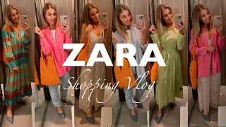 ZARA 🤩ЛЕТО ПРОДОЛЖАЕТСЯ. ЯРКИЕ ОБРАЗЫ. ШОПИНГ ВЛОГ.