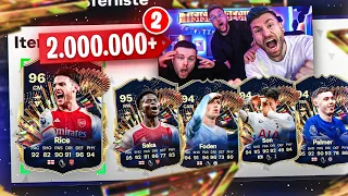 OMGGG😍 Wir haben 2x einen 2 MIO+ COINS PL TOTS GEZOGEN 😱 Pack Luck mit @GamerBrother 🔥