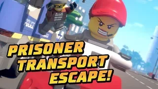 How Do You Stop a Prisoner Transport Escape? - A LEGO City Police Chase!