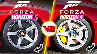 Forza Horizon 5 vs Forza Horizon 4 - Detail Comparison