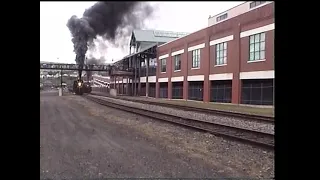 WOW! Steamtown, PA 2011 25  #2317 And #3254 Race Each Other Down The Main Toward The Tower!