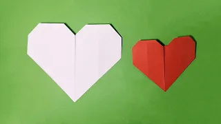 Как сделать 3д сердце из бумаги оригами Как сделать сердце из бумаги #Shorts