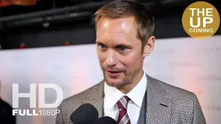 Alexander Skarsgård on The Aftermath, current political & social climate, picking roles at premiere