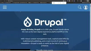 Developing with Drupal 9 including composer, drush and Docker