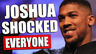 Anthony Joshua SHOCKED EVERYONE WITH THE FORECAST BEFORE THE REMACTH WITH Alexander Usyk / Fury Usyk