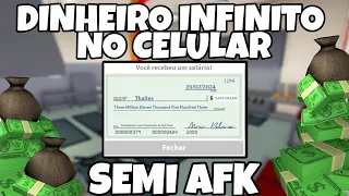 COMO FAZER FARM SEMI AFK DE DINHEIRO INFINITO NO BLOXBURG PELO CELULAR - ROBLOX