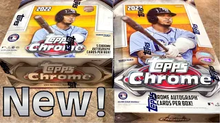 NEW RELEASE!  2022 TOPPS CHROME BASEBALL JUMBO AND HOBBY BOX OPENING!